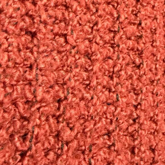 American Eagle oversized boxy button up v-neck rusty brick red sweater Size S - Picture 4 of 9